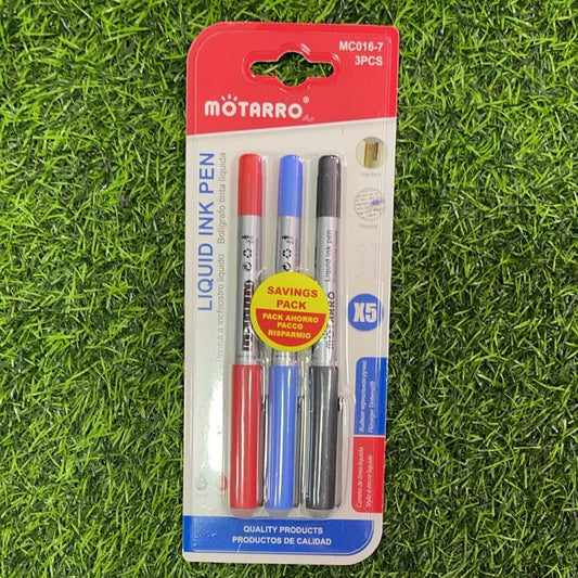 Lapicero c/tinta x5 3pcs mc016-7