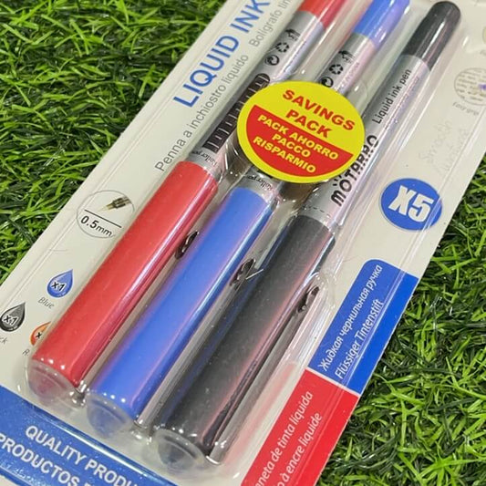 Lapicero c/tinta x5 3pcs mc016-7