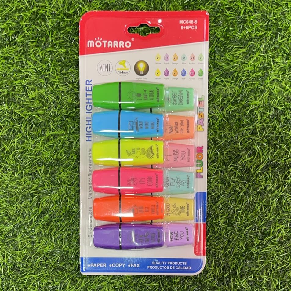 Mini resaltador 12pcs mc048-5