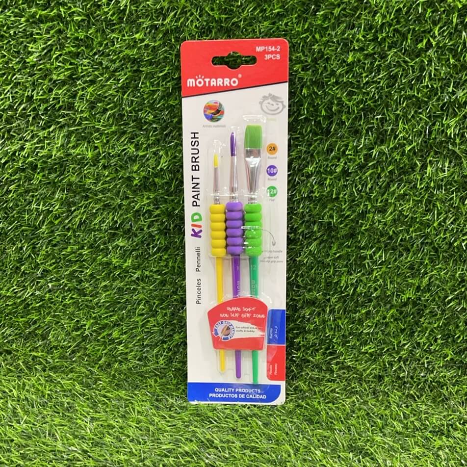 Pinceles p/ninos 3pcs mp154-2