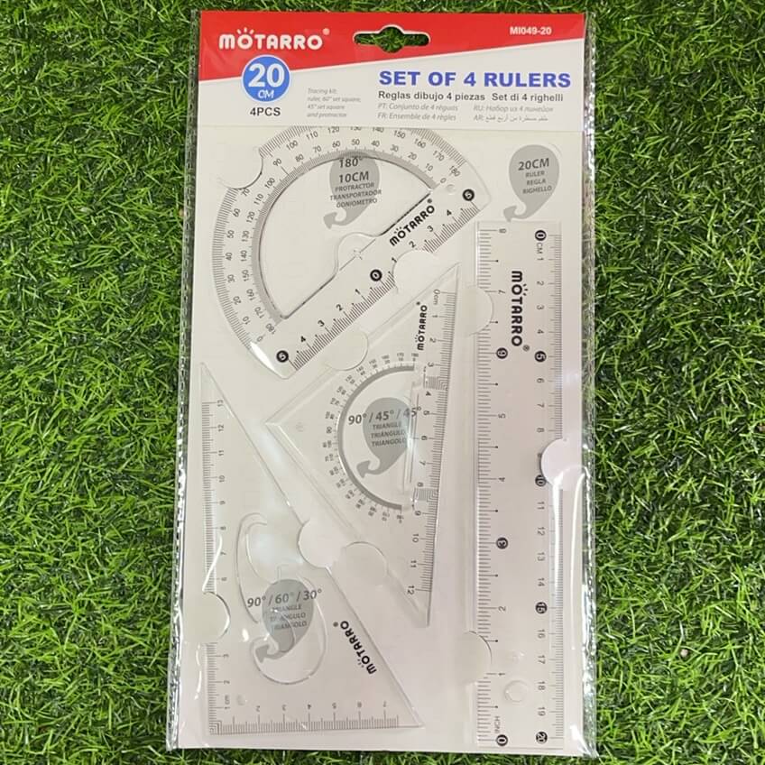 Set de reglas 4pcs mi049-20