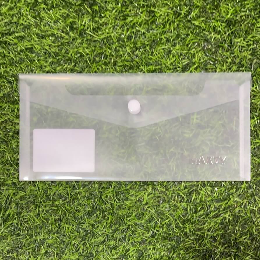 Sobre transp c/boton 22.5x10.52701201