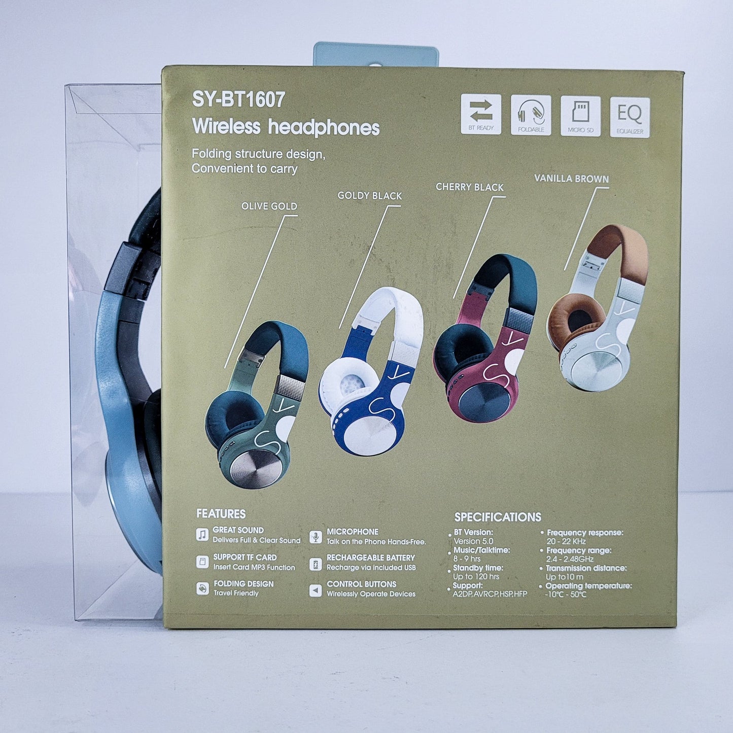 Auricular bluetooth manos libres tipo vincha sybt1607