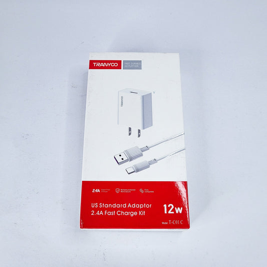 Cargador kit 2.1a +cable tipo-c 1m - 1 puerto usb