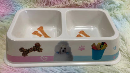 Taza rectangulo doble p/mascota51041-85