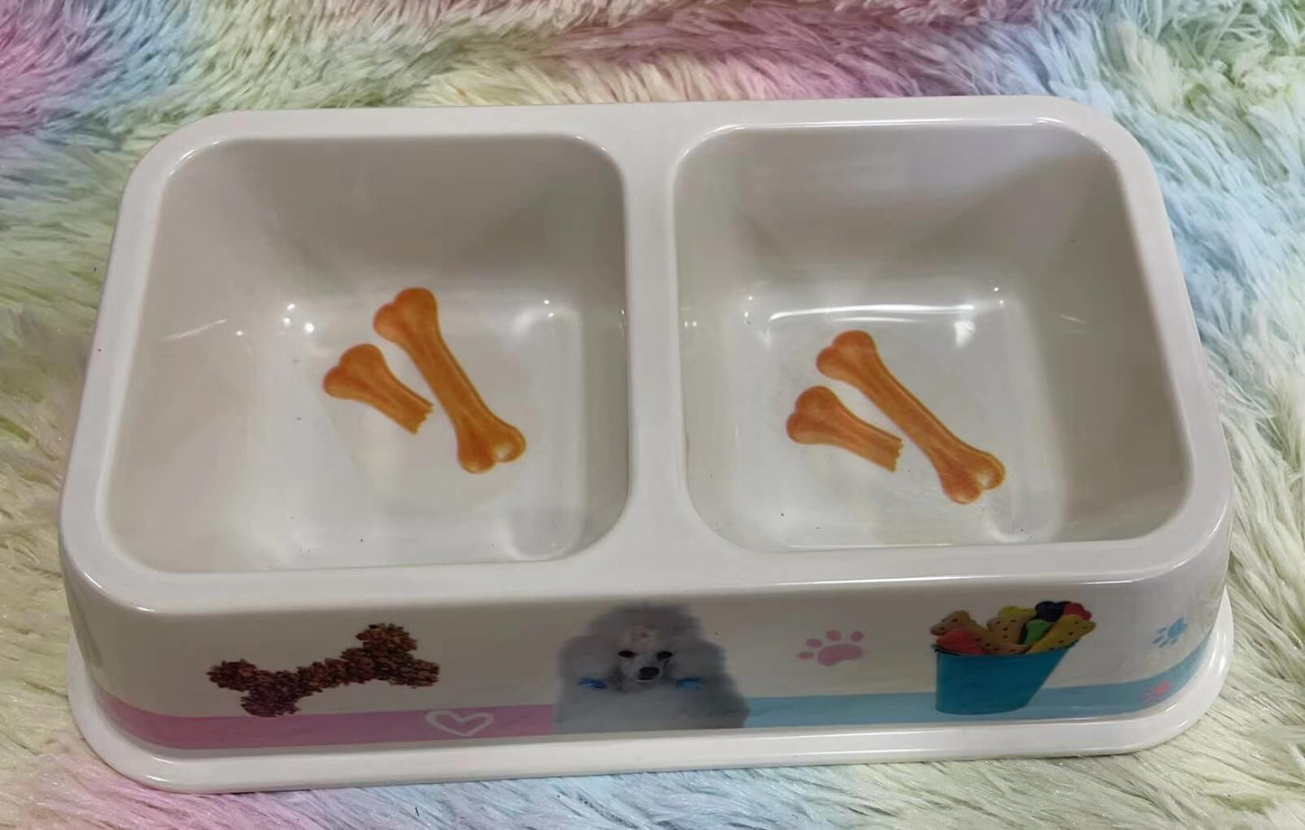 Taza rectangulo doble p/mascota51041-85