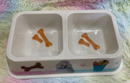 Taza rectangulo doble p/mascota51041-85