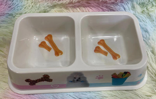 Taza rectangulo doble p/mascota51041-85