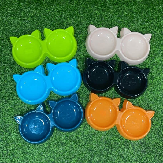 Taza doble p/mascota d/gato51089-195