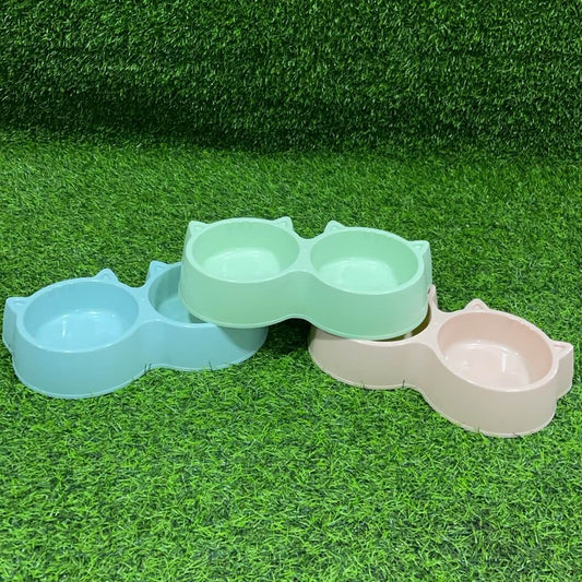 Taza doble p/mascota d/gato51258-114