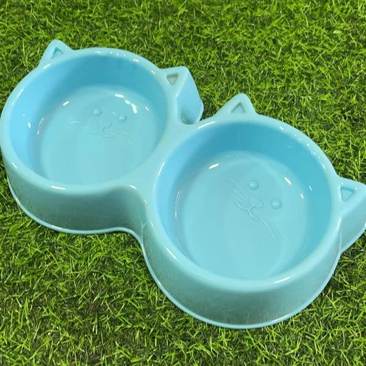 Taza doble p/mascota d/gato51089-503