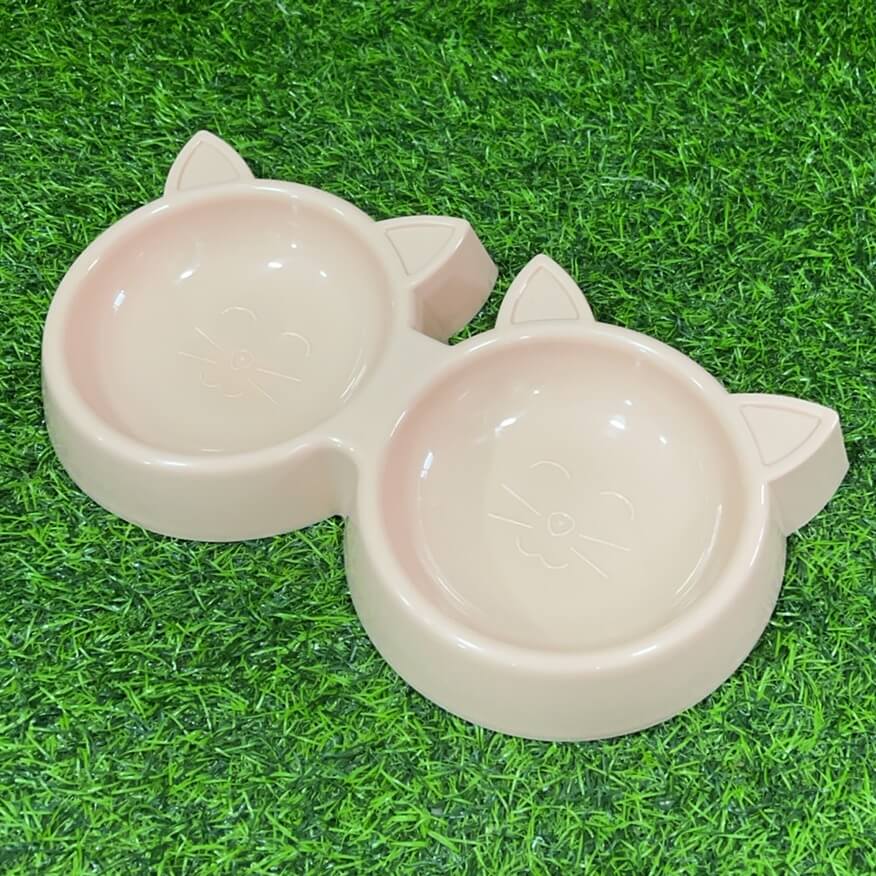 Taza doble p/mascota d/gato51089-195