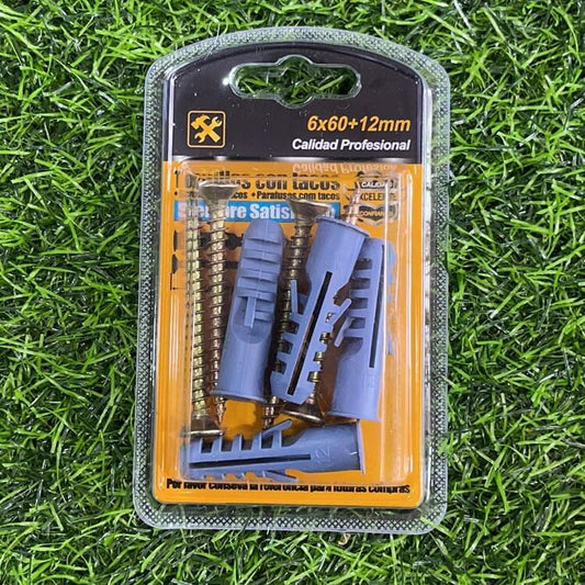 Tornillos con tacos 6x60+12mm19690-27