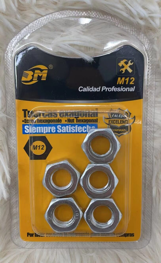 Tuercas hexagonales m12 813157