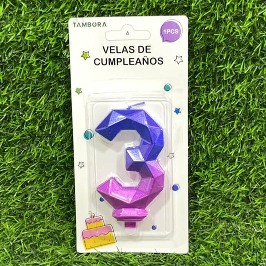 Vela numerica n3 7.7cm 90243-4