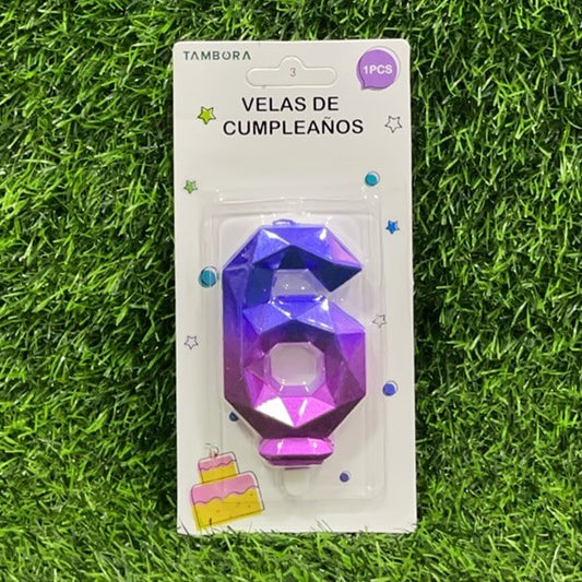 Vela numerica n6 7.7cm 90243-7