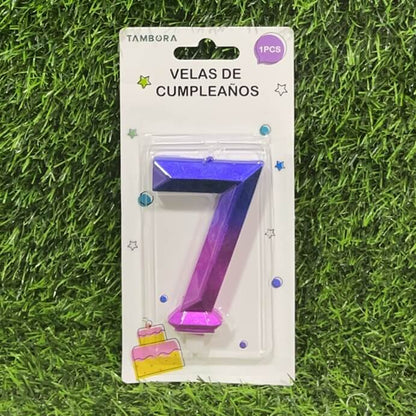 Vela numerica n7 7.7cm 90243-8