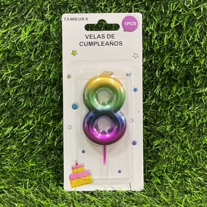 Vela numerica n8 6cm 90243-52