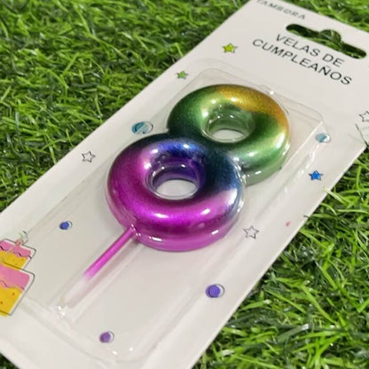 Vela numerica n8 6cm 90243-52