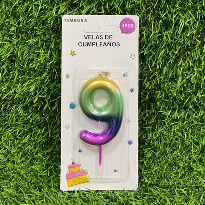 Vela numerica n9 6cm 90243-53