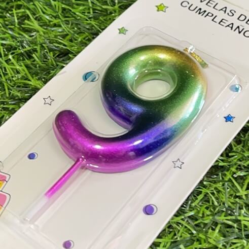 Vela numerica n9 6cm 90243-53