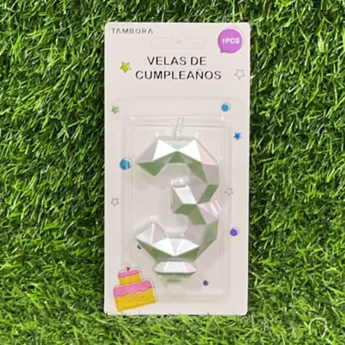 Vela numerica n3 7.7cm 90243-36