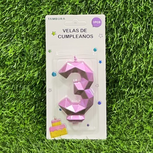 Vela numerica n3 7.7cm 90243-15