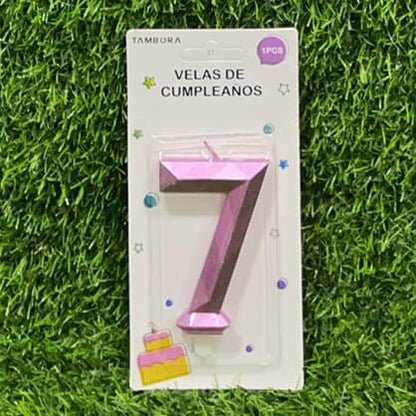 Vela numerica n7 7.7cm 90243-19