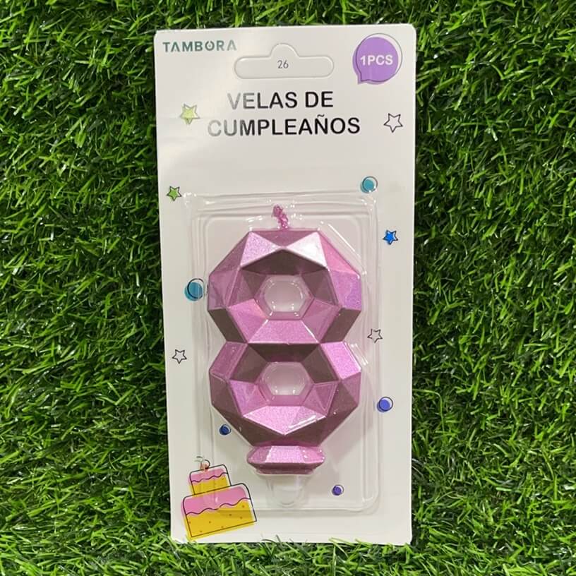 Vela numerica n8 7.7cm 90243-20