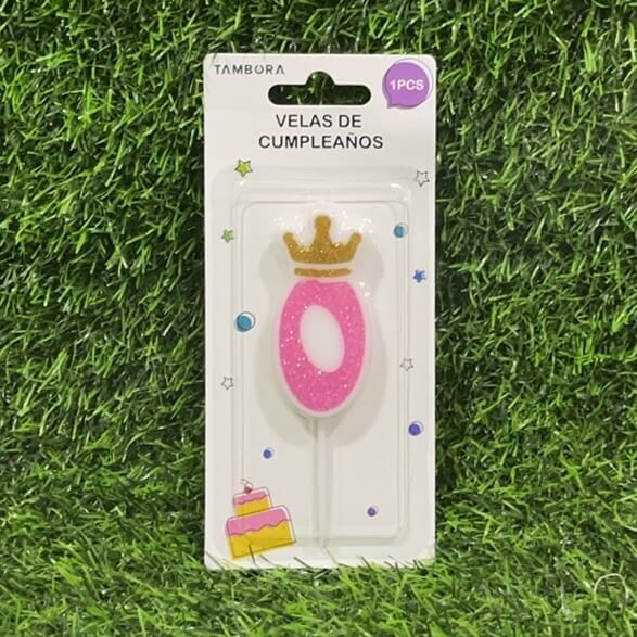 Vela numerica c/corona n0 6cm90243-150