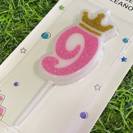 Vela numerica c/corona n9 6cm90243-159