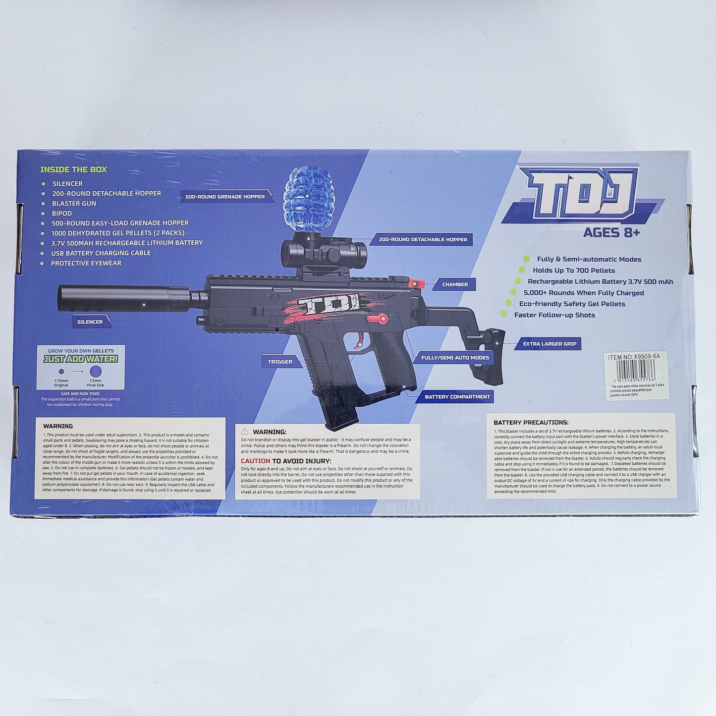 Jug. pistola de agua automaticax9909-6a