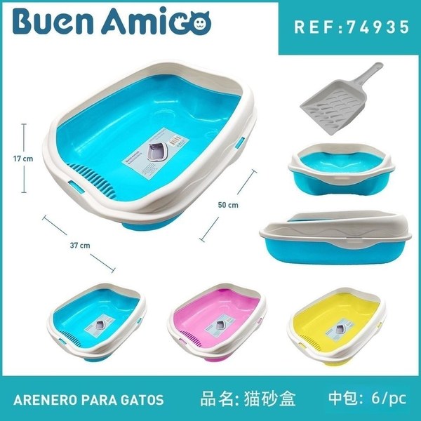 Arenero para gato