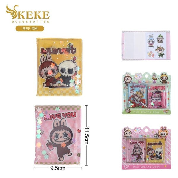 Libreta de stickers de labubu12*10cm
