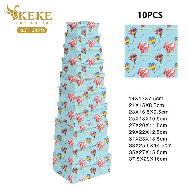 Set de cajas regalos 10pcs