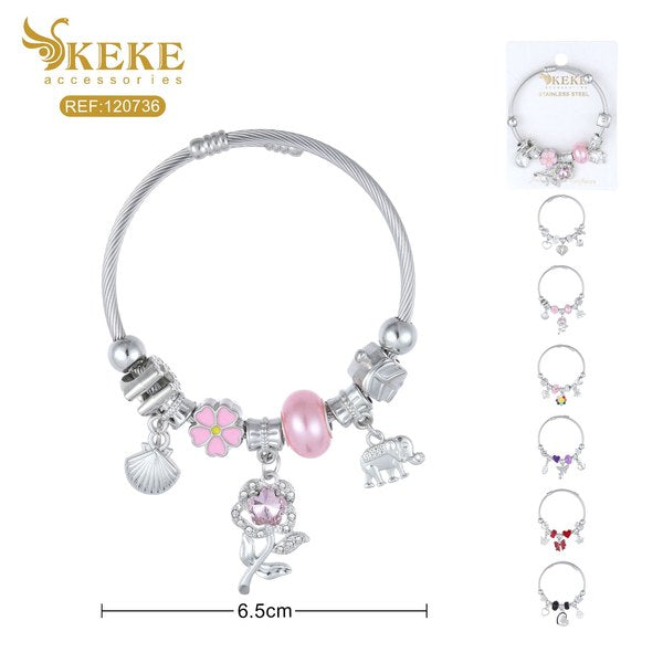 Pulsera de pandora acero 18cm