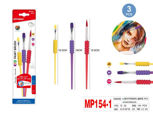 Pinceles p/ninos mp154-1