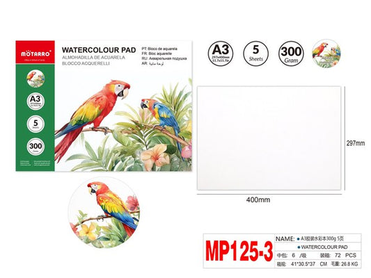 Almohadilla de acuarela mp125-3