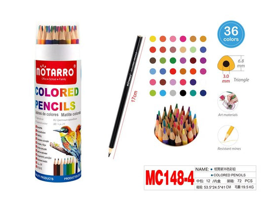 Lapiz de color 36 colores mc148-4