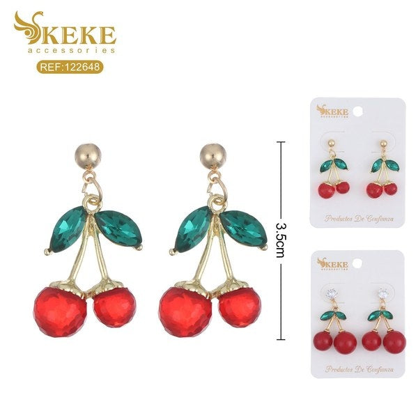 Aretes de cereza 3cm