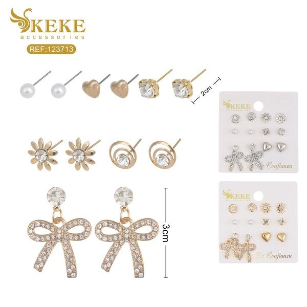 Set de aretes 6pcs