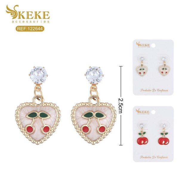 Aretes de cereza 3cm