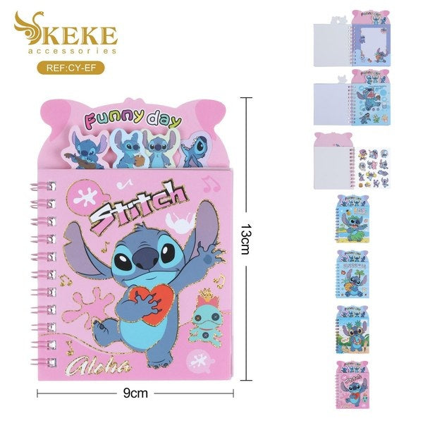 Libreta de stickers de stitch9*13cm