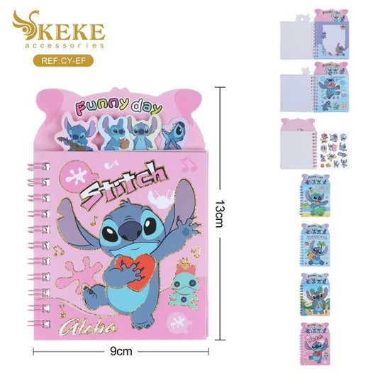 Libreta de stickers de stitch9*13cm