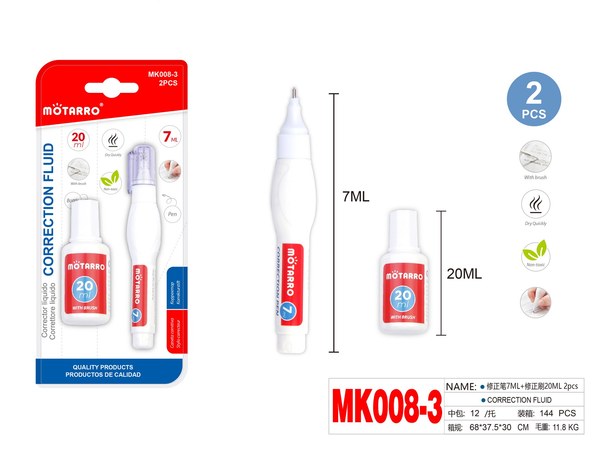 Corrector liquido 2pc mk008-3