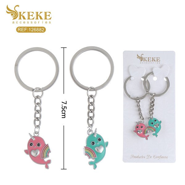 Llavero de pareja 2pcs