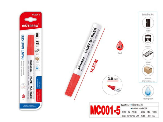 Marcador pintura roja 1pcmc001-5