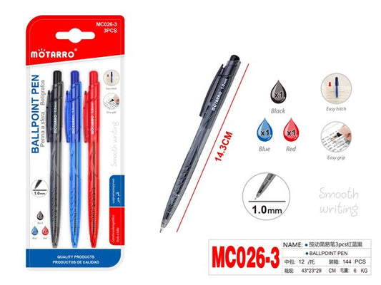 Lapiceros 3pcs mc026-3
