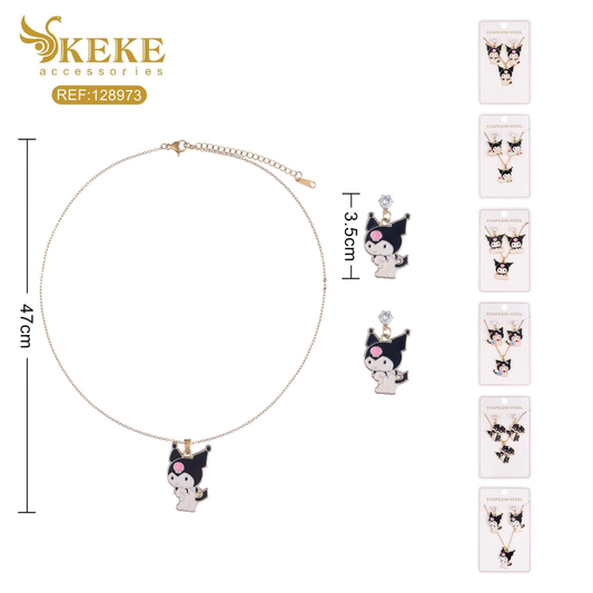 Collares de acero 45cmset decollares acero 2pcs