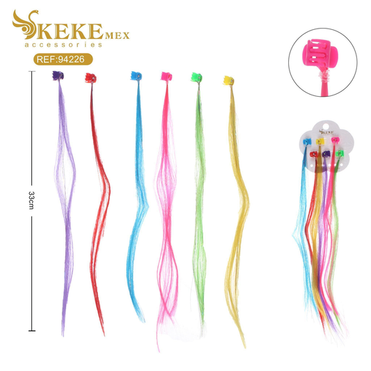 Extenciones con prensas 6pcs